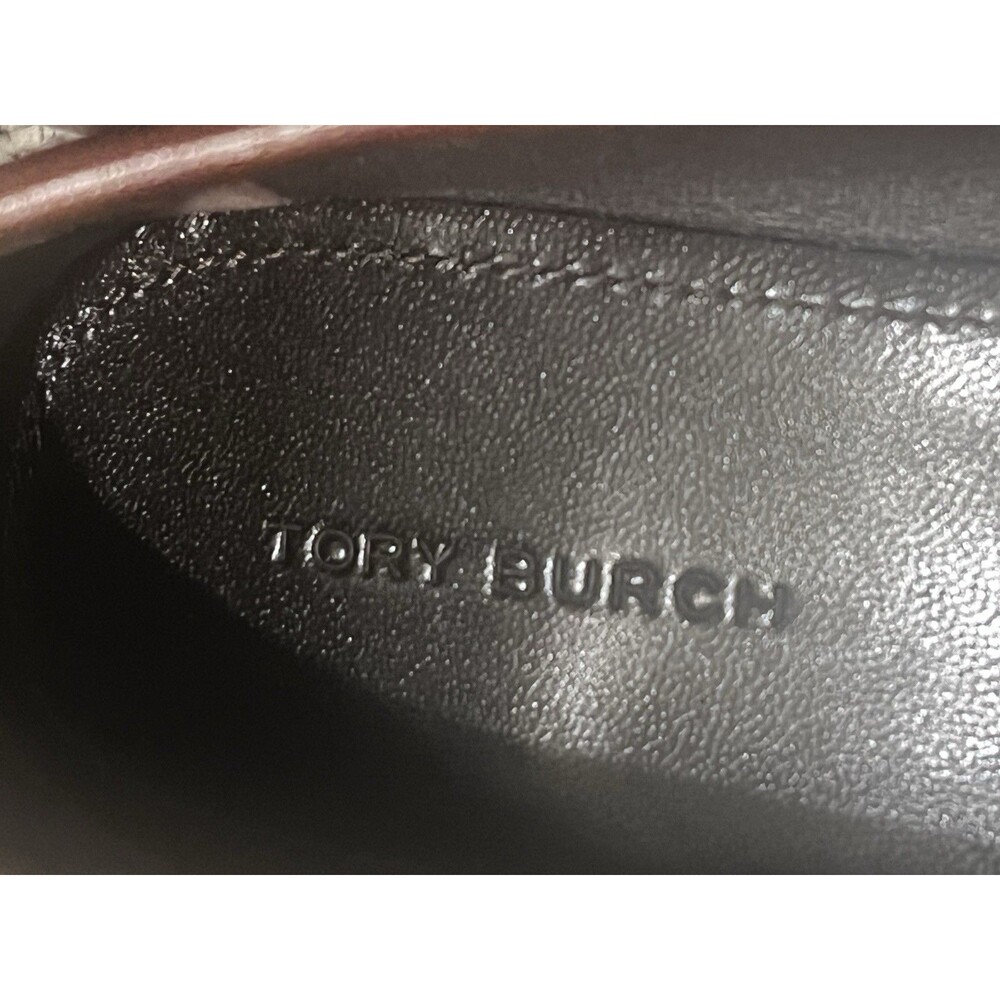 TORY BURCH Classic Loafer - Negroni brown Leather Women's Size 6 - Picture 7 of 10